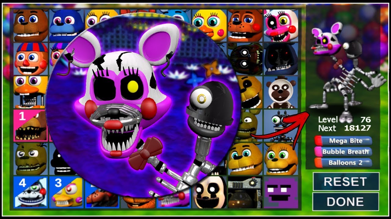 I created an adventure nightmare mangle. (before you say that nightmare  mangle has only one hand, remember this is Fnaf World we're talking about)  : r/fivenightsatfreddys