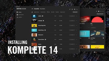 Installing KOMPLETE 14 using NATIVE ACCESS 2 | Native Instruments