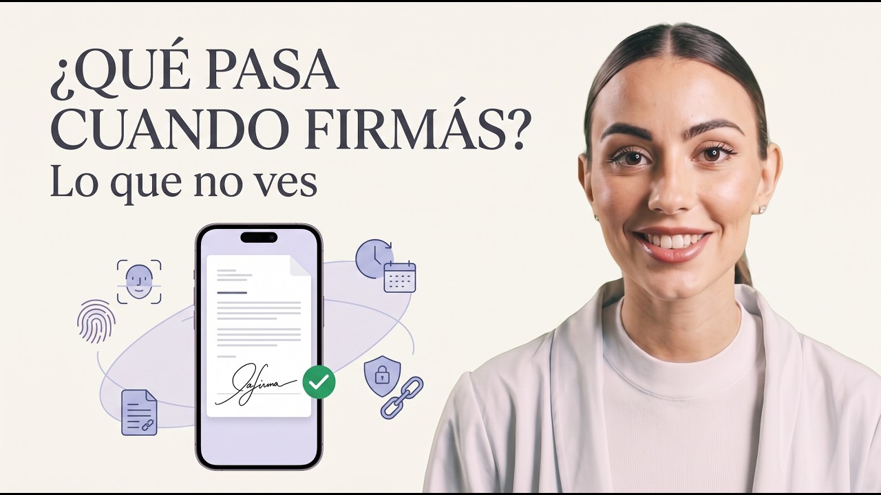Video de VaFirma sobre lo que queda registrado dentro de un contrato digital