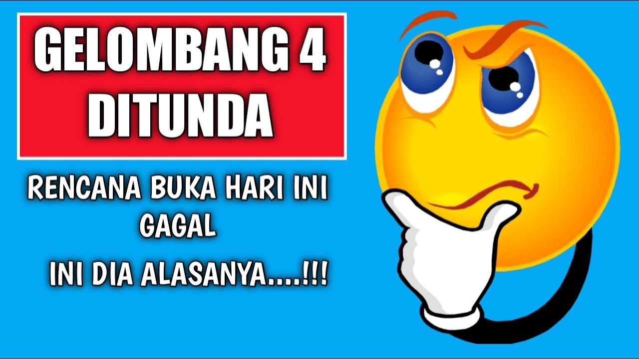 GELOMBANG 4 Prakerja DITUNDA LAGI - INI ALASANNYA!!! - YouTube
