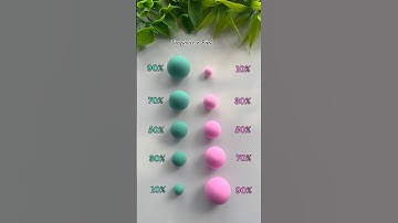 Turquoise + Pink, Satisfying Colour Mixing!🎨 #shorts #colors #colormixing #satisfying #clay #fyp