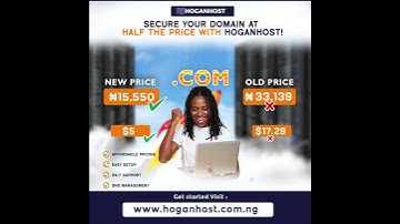 Get Your .COM Domain at the Best Price | HoganHost Promo