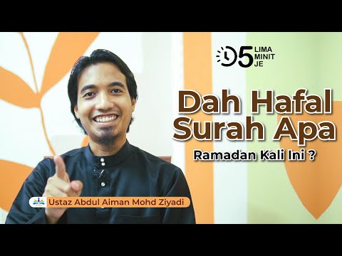 Tazkirah Ramadan Ringkas Ep. 69 | Tip Hafaz Quran Semudah 123. 5 Minit Je