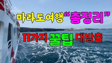 마라도여행 총정리 - 꿀팁 11가지 제공