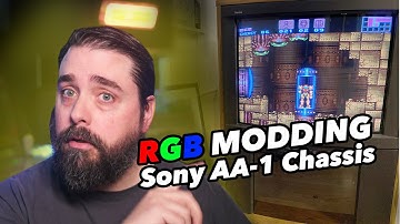 Adding RGB scart to my dream CRT (AA-1 Chassis RGB mod)