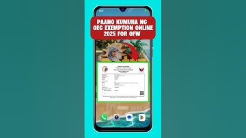 Paano Kumuha ng OEC Exemption online 2025 for OFW #oec #ofw #shorts