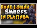 WHEN THE #1 QUINN WORLD SMURFS IN PLATINUM (HOW TO CARRY YOUR TEAM) - League of Legends