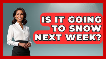 Is It Going To Snow Next Week? - Weather Watchdog