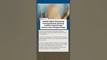 Benteng Terakhir Israel Di Gaza Hancur Luluhlantak Rudal Taring Hamas Bikin IDF Tak Berkutik 