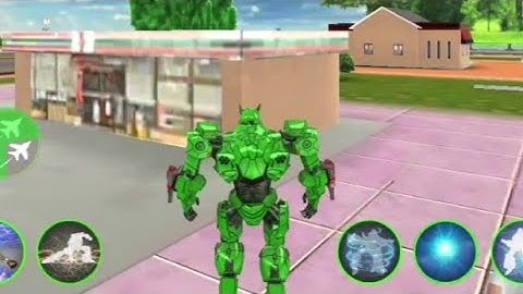 Army Bus Robot Car Robot Car transformer Games || Level 32 - Car Game Android Gameplay