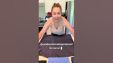 How to use a folding board for PERFECT laundry! #laundry #laundryhack #foldingclothes #foldinghacks