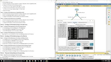 CCNA1 8.2.5.3 Packet Tracer
