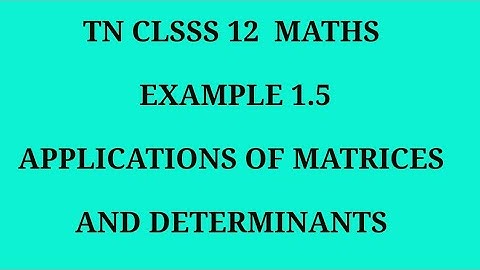 TN 12th maths chapter 1 example 1.5