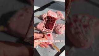Red velvet cake pops