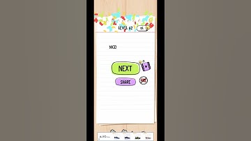 brain test level 62 what occurs twice in a week once in a year and never in a month || GAMES TG 5