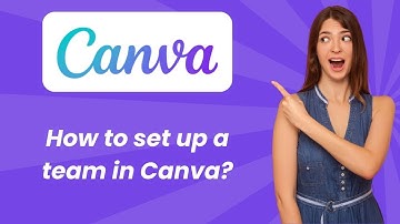 How to set up a team in Canva ? - Step by Step