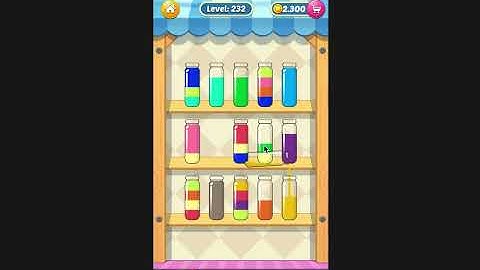 Water Sort Puzzle I Level 232 I  Facebook I SOLVED