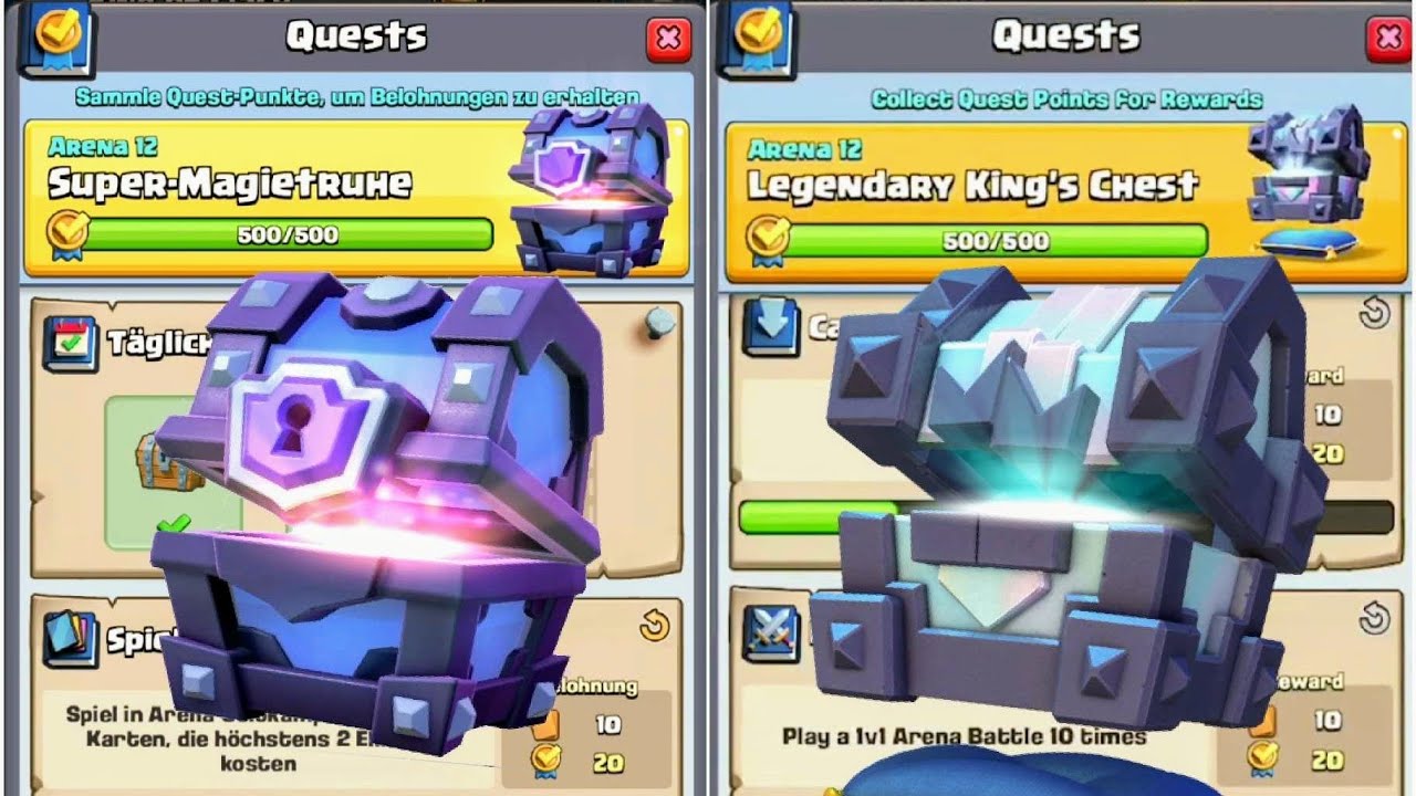 Mega Quest Chest Opening Super Magical Chest Legendary Kings