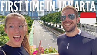 First Impressions of JAKARTA Indonesia 🇮🇩- NOT what we expected 😱(Indonesian food,Monas,Kota Tua)