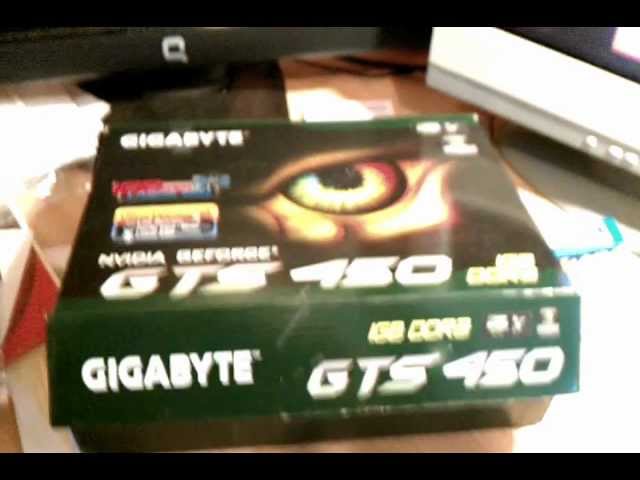 Assemble And Install Nvidia Geforce Gts 450 Gigabyte Video Card Youtube