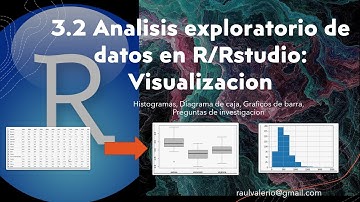 3.2 Analisis exploratorio de datos en R | Visualizacion | Curso analisis y ciencia de datos RStudio