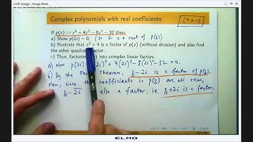 Complex linear factors of polynomials