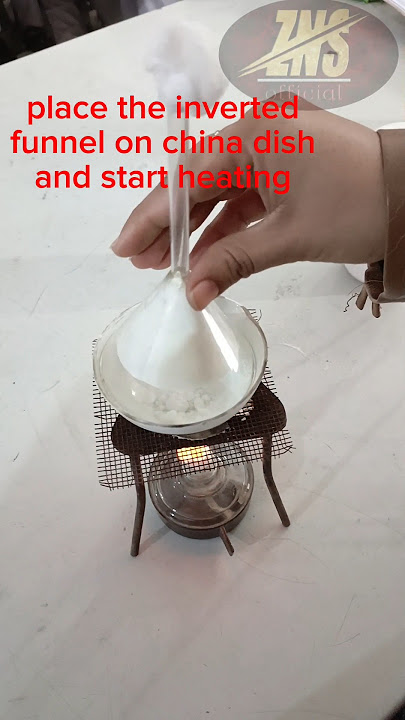 Separate naphthalene form the given mixture of sand and naphthalene by sublimation | 9th chem |