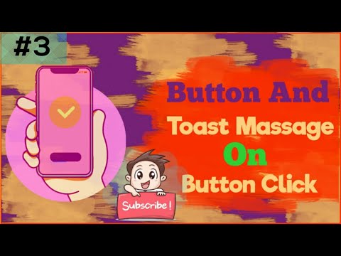 #3 Example of Button Click & Event Toast Massage| Android Studio Tutorial | SoftwareTechIT