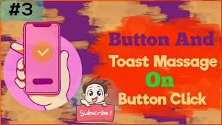 #3 Example of Button Click & Event Toast Massage| Android Studio Tutorial | SoftwareTechIT screenshot 4