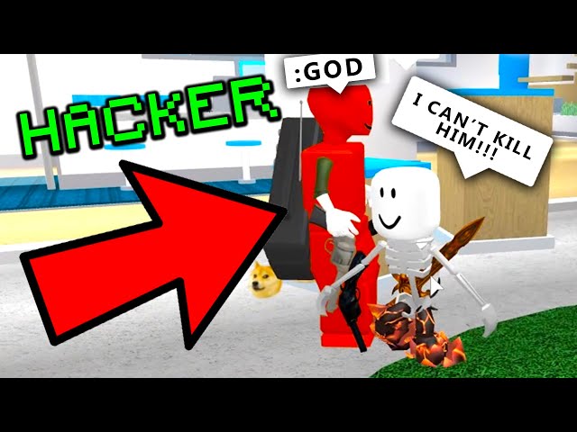 Challenging A HACKER for MY ACCOUNT.. (Roblox Murder Mystery 2) 