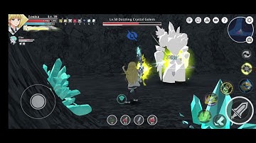 Dazzling Crystal Golem v/s Louise(Epic Conquest 2)Gameplay
