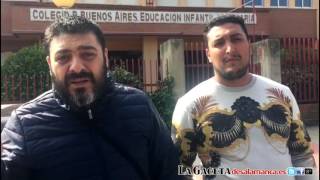 Concentración de padres en Buenos Aires tras pillar 'in fraganti' al 'okupa' de colegios