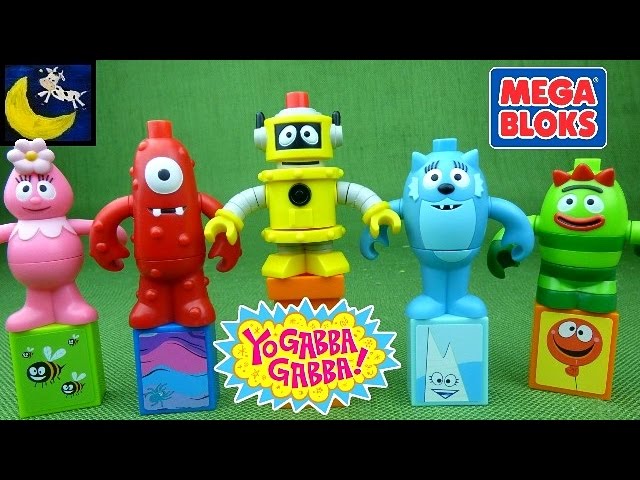 Yo Gabba Gabba Mega Bloks Toys! Foofa Land, Brobee Land, Toodee