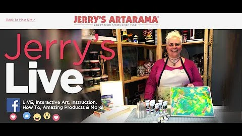 Jerry's LIVE Episode 1: Painting & Pouring with Turner Acryl Gouache