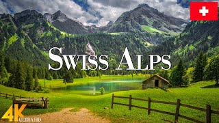 : Swiss Alps 4K Ultra HD  Stunning Footage Swiss Alps, Scenic Relaxation Film with Calming Music.