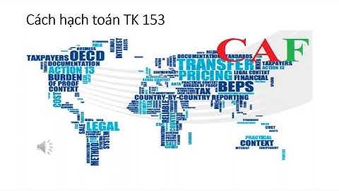 Hướng dẫn hạch toán 153 và phân bổ