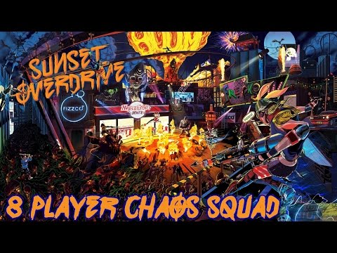 Sunset Overdrive weapon pack, Chaos Squad tweaks, and soundtrack