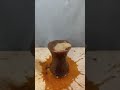 1000 degree metal ball vs COFFEE ☕ #share #experiment #asmr #shorts