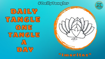 Daily Tangle -  Imaritas -  Pattern  Focus  | #DailyTangler #Zentangle #DailyTangleTober2023