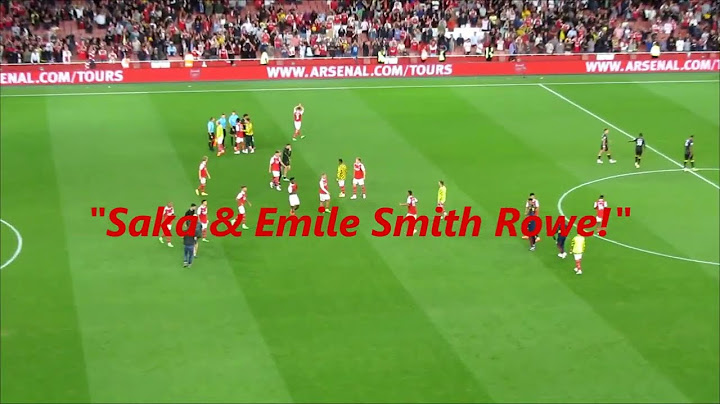 "Saka and Emile Smith Rowe" on the Final Whistle - Arsenal 2 Aston Villa 1