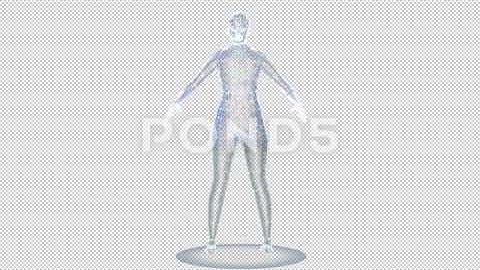 Woman Hud Element For User Interface