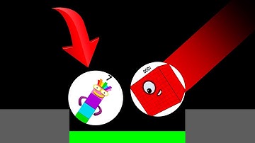 🔥 HE WAS SO CLOSE! NumberBlocks Marble Racein Algodoo! Marbles Tournament  - Who will win?