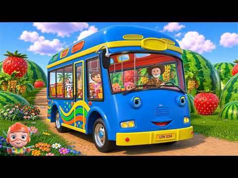 Bus Ka Chakka Ghume Gol Gol, गोल गोल घूमे बस का चक्का, Bus Hindi Rhymes For Kids