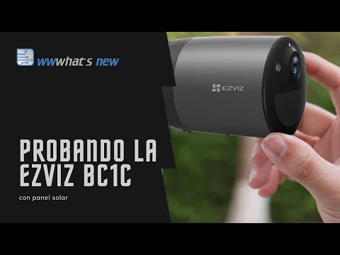 EZVIZ BC1C, una cámara de seguridad barata con visión nocturna y panel solar