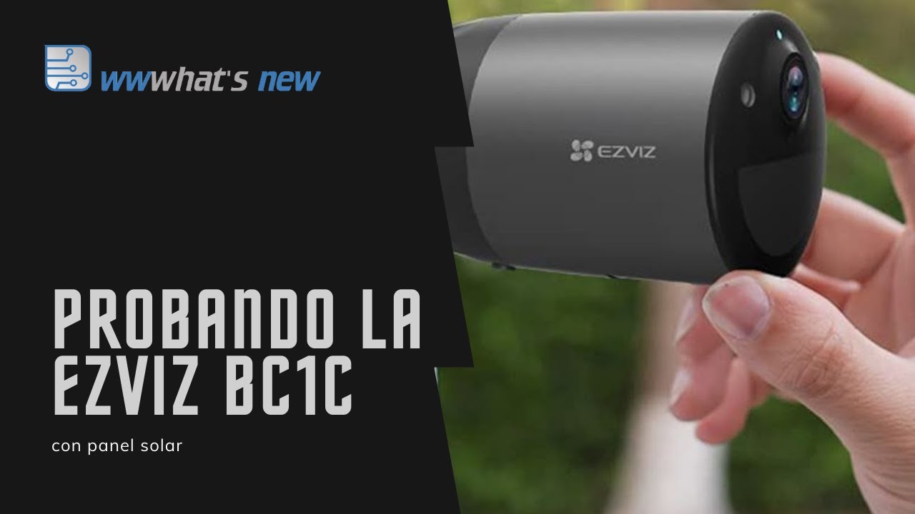 CAMARA de VIGILANCIA con BATERIA♦️ EZVIZ B1BC ♦️ Unboxing y