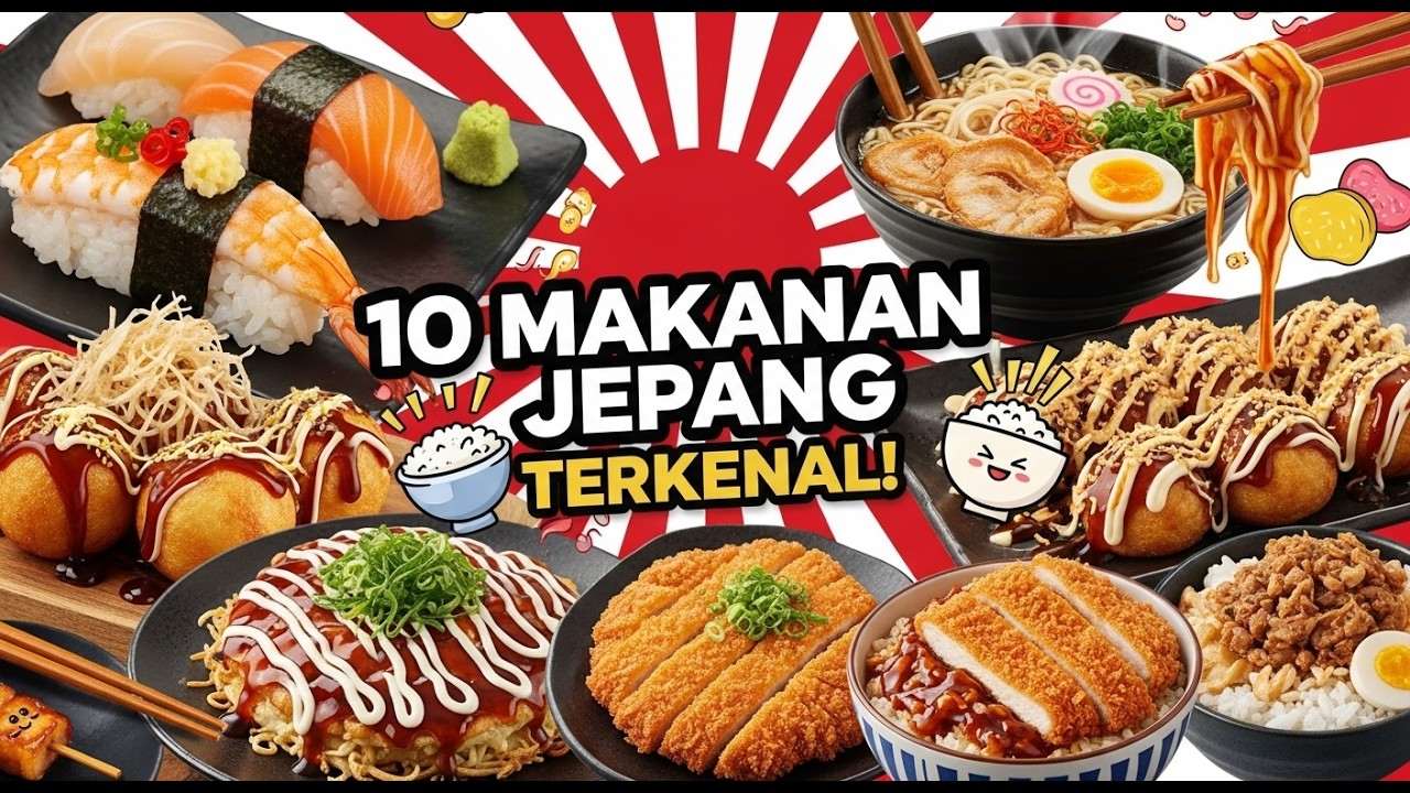 10 Makanan Jepang Terkenal dan Ciri Khasnya | Kuliner Wajib Saat Liburan ke Jepang