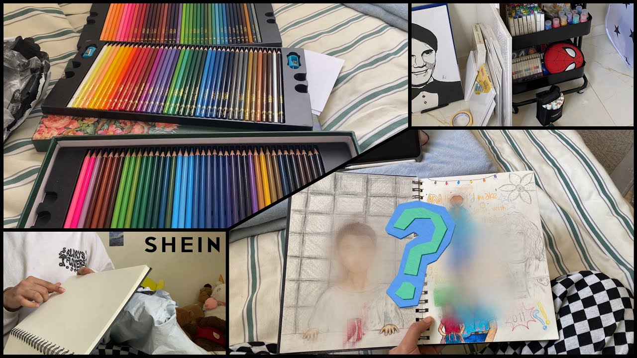 Unboxing a Shein order 📦⭐️ | تجربة ألوان شي إن