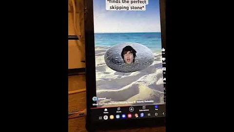 When You Find The Perfect Skipping Stone 🤣 #shorts #relatable