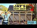 Jays new shopepisode 1 garage additionposts and girders