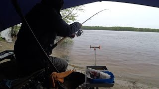 #рыбалка #фидер #лещ    Фидер под Дождём. РЫБАЛКА В ГОРОДЕ 2024